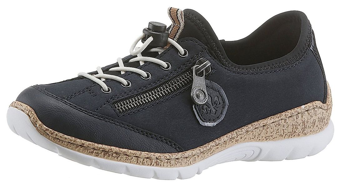 Rieker Slip-On Sneaker Slipper, Schlupfschuh mit Außenreißverschluss günstig online kaufen