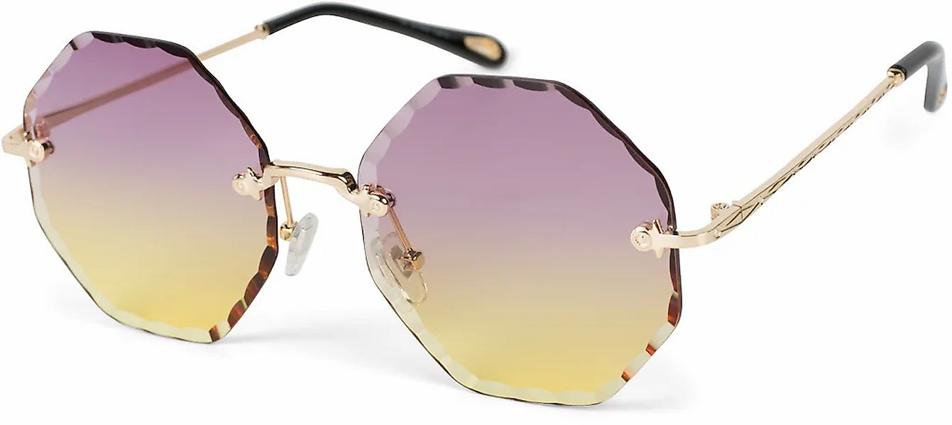styleBREAKER Sonnenbrille "Rahmenlose Runde Sonnenbrille mit Diamant Schlif günstig online kaufen