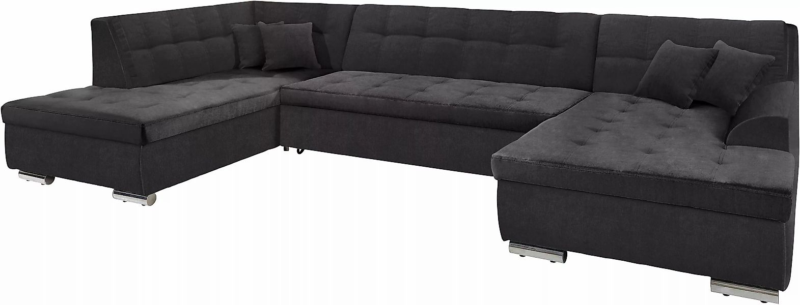 DOMO collection Wohnlandschaft "Aversa U-Form", wahlweise mit Bettfunktion, günstig online kaufen