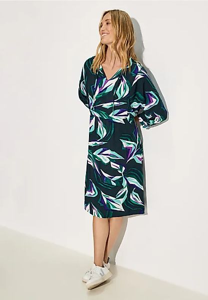 CECIL A-Linien-Kleid Viskose Kleid mit Print günstig online kaufen
