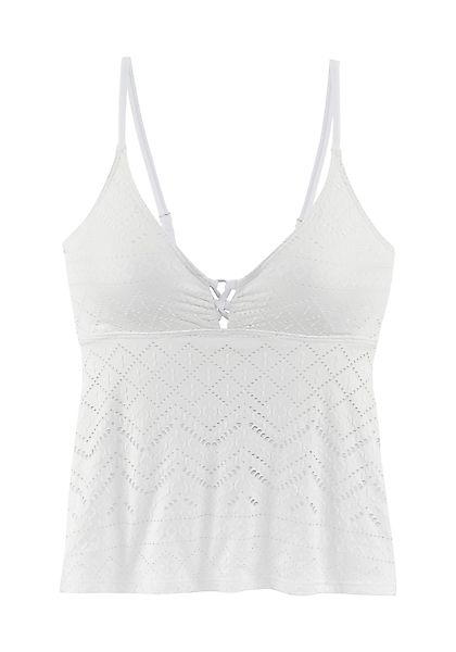 LASCANA Tankini-Top Omara, mit Lochstickerei günstig online kaufen