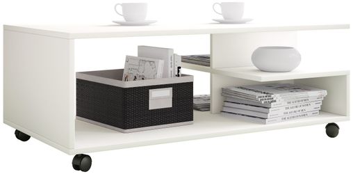 VCM Couchtisch Holz Sofatisch Couchtisch Rollen günstig online kaufen