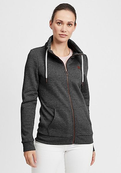 OXMO Sweatjacke OXVicky Moderne Sweatshirtjacke mit Stehkragen und Kordel günstig online kaufen