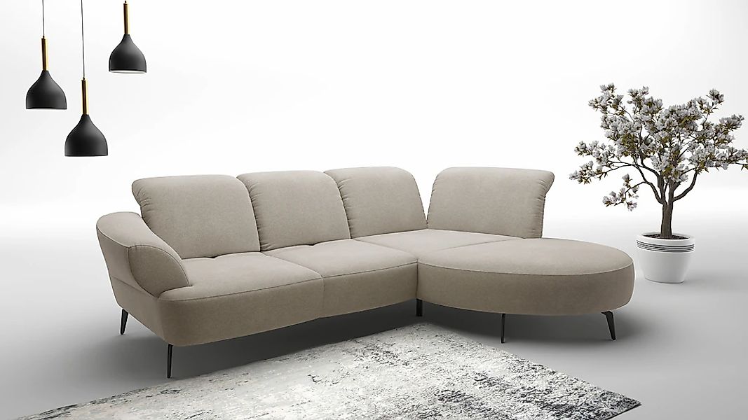 sit&more Ecksofa "Dance, L-Form, inkl. Sitztiefenverstellung", inkl. Click& günstig online kaufen