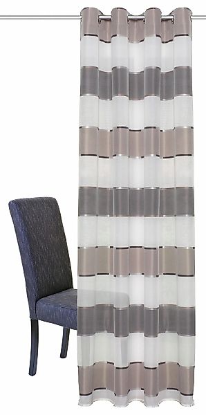 HOME WOHNIDEEN Vorhang "DARIAH" Ösen 1 Stk. tlg. HxB: 245x140, blickdicht günstig online kaufen