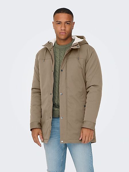 ONLY & SONS "ONSALEXANDER LIFE PARKA OTW VD" mit Kapuze Polyester, regular günstig online kaufen