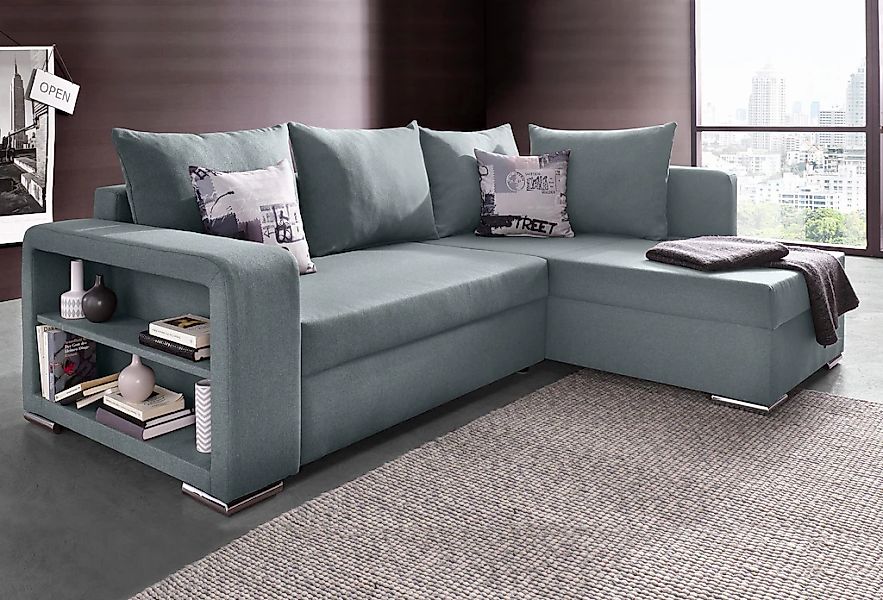 COLLECTION AB Ecksofa "John L-Form" mit Bettfunktion, Bettkasten und integr günstig online kaufen