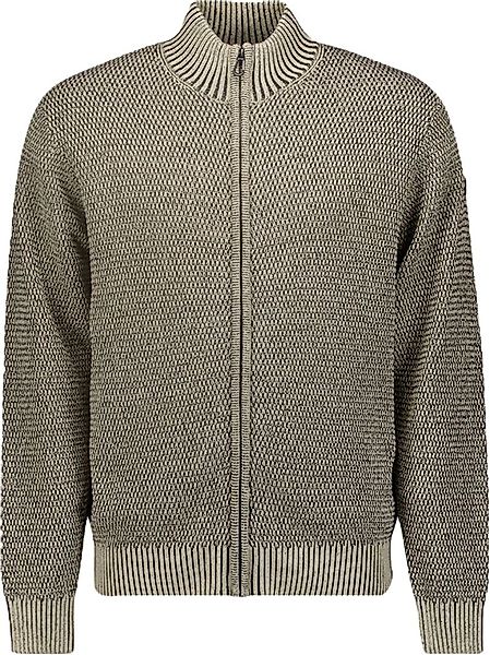 No Excess Strickjacke Zipper Beige - Größe XXL günstig online kaufen