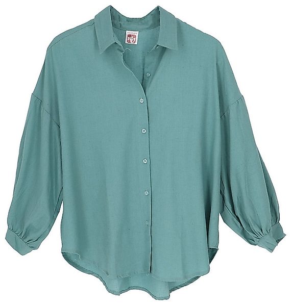 Guru-Shop Longbluse Boho Longbluse, Basic oversize Baumwoll Bluse.. alterna günstig online kaufen