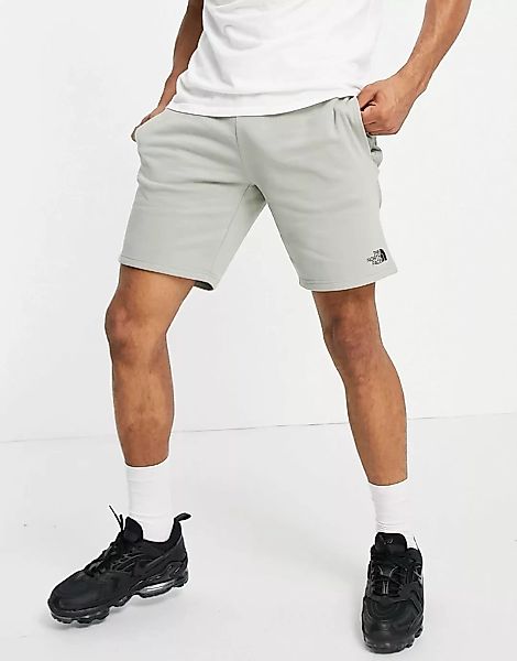 The North Face – Shorts in Grau mit Grafik-Logo günstig online kaufen