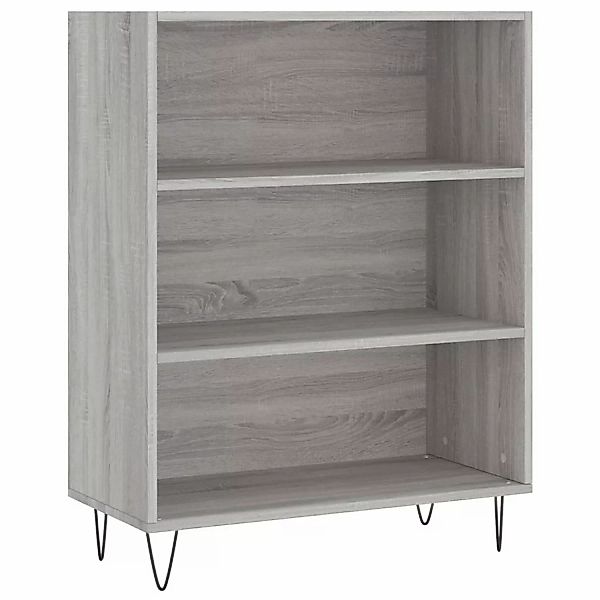 vidaXL Bücherregal Bücherregal Grau Sonoma 69,5x32,5x90 cm Holzwerkstoff, 1 günstig online kaufen