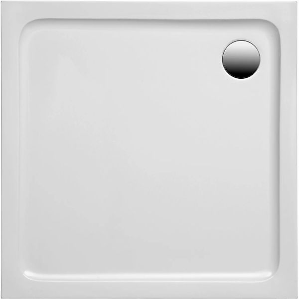 Ottofond Duschwanne Extraflach Aruba Quadrat 80 cm x 80 cm Weiß günstig online kaufen