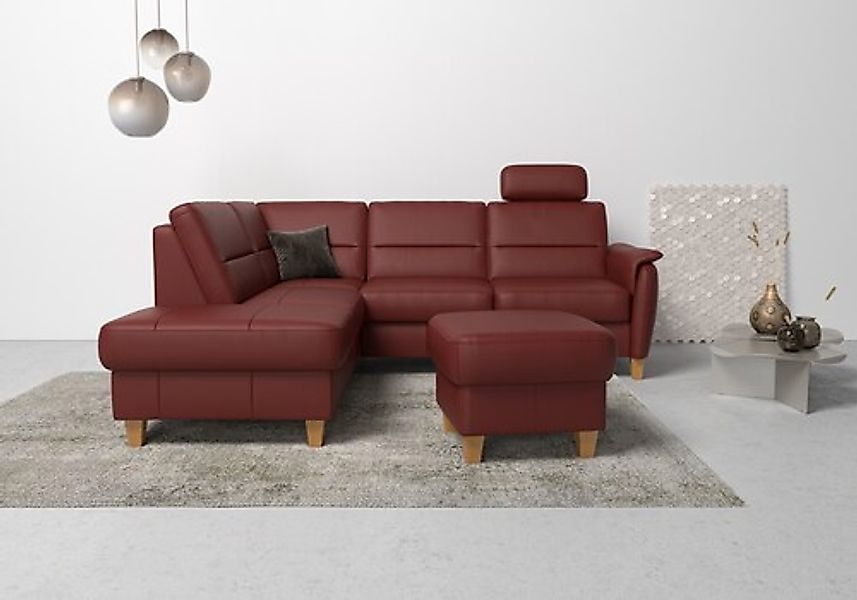 Home affaire Ecksofa »Palmera L-Form, B: 236 cm« optional Bettfunktion & Be günstig online kaufen