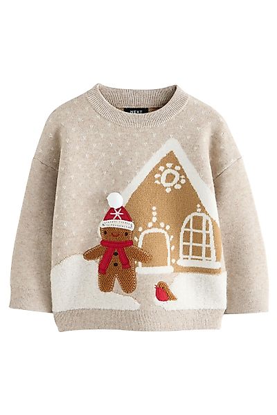 Next Weihnachtspullover Weihnachtlicher Strickpullover (1-tlg) günstig online kaufen