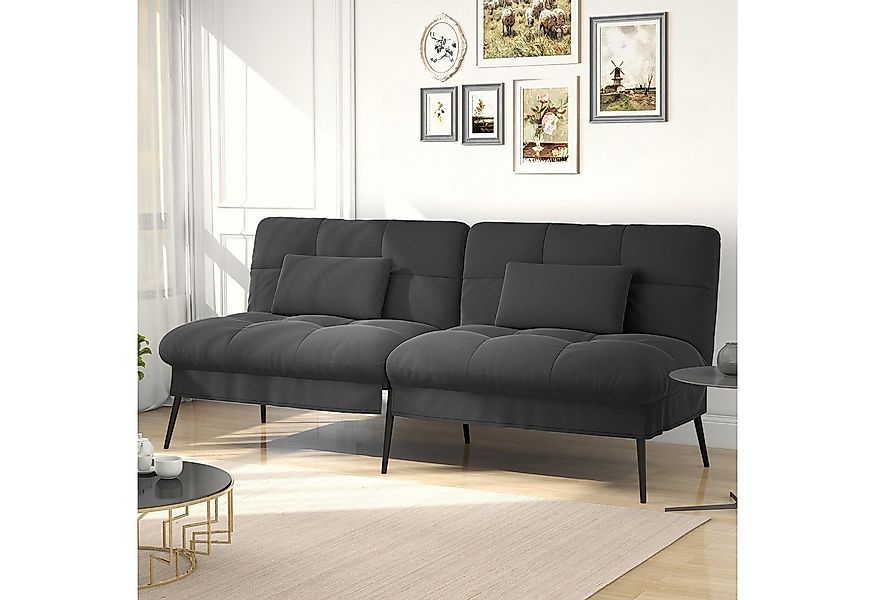 COMHOMA Schlafsofa Bettsofa mit Schlaffunktion, Klappsofa, Couch Gästebett günstig online kaufen