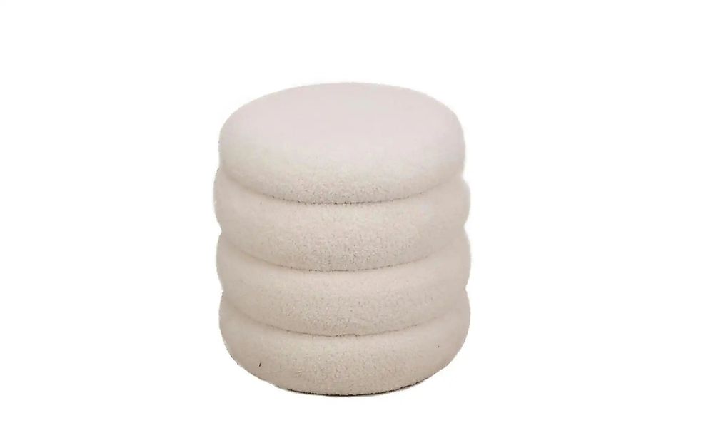 Pouf   ¦ weiß ¦ Maße (cm): B: 40 H: 41 Polstermöbel > Hocker > Sitzpouf - H günstig online kaufen