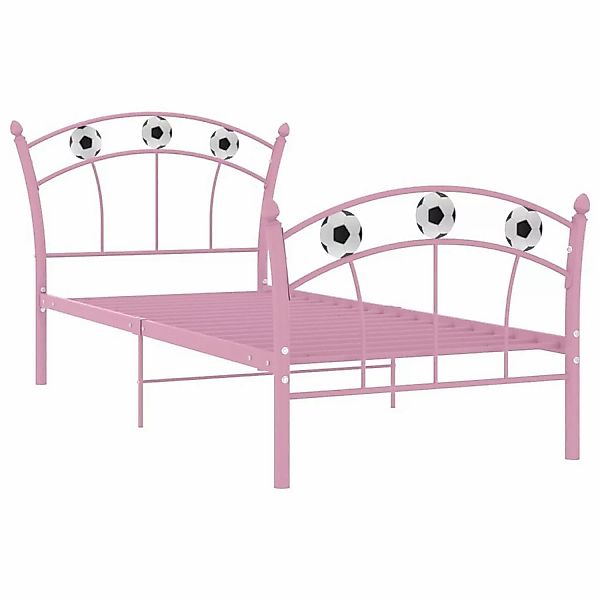 vidaXL Bett Einzelbett mit Fußball-Design Rosa günstig online kaufen