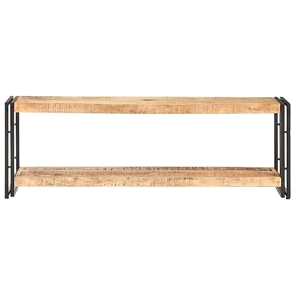Tv-schrank 120x30x40 Cm Raues Mangoholz günstig online kaufen