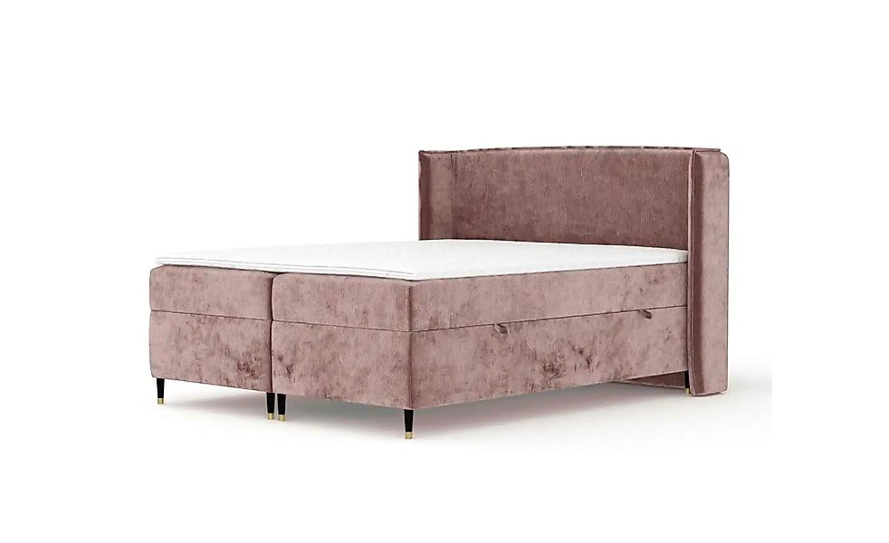 Boxspringbett mit Stauraum   ¦ rosa/pink ¦ Maße (cm): B: 198 H: 117 Betten günstig online kaufen