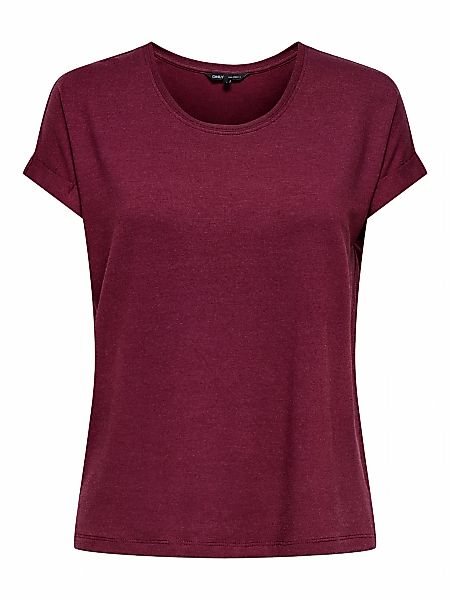 ONLY T-Shirt "ONLMOSTER S/S O-NECK TOP NOOS JRS", mit Aufschlag am Arm günstig online kaufen