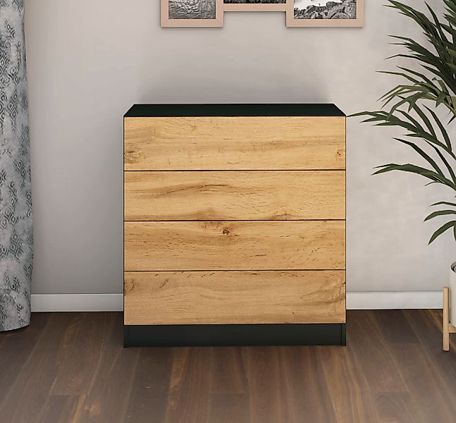 borchardt Möbel Kommode "Vaasa, Kommode mit 4 Schubkästen auf Kugelführunge günstig online kaufen