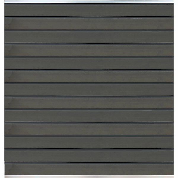 T & J Wollbach-Serie WPC-Steckzaunsystem Zaunlamelle Grau 20 x 140 x 1790 m günstig online kaufen