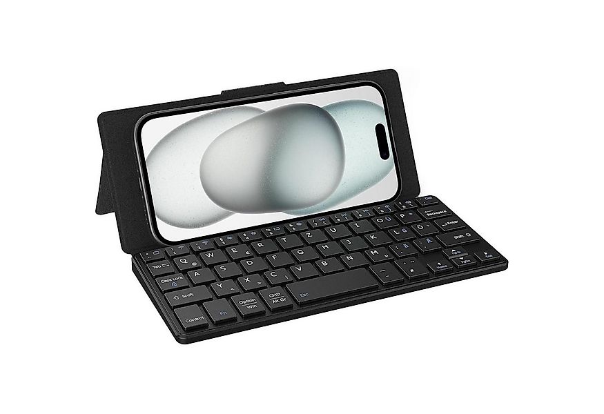 LuxusKollektion Etui Bluetooth Tastatur Mini Faltbar Ständer Smartphone Sch günstig online kaufen