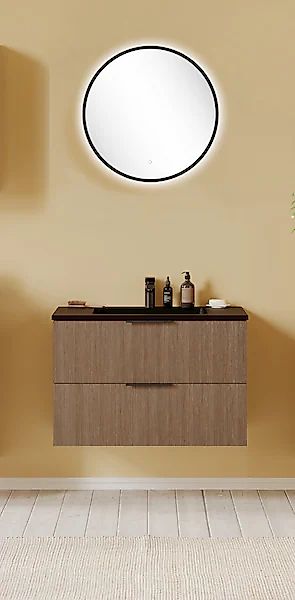 welltime Badmöbel-Set »Welltime, York Waschtisch-Set 80 cm, weißes oder sch günstig online kaufen