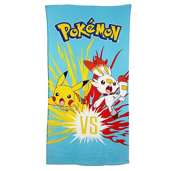 POKÉMON Strandtuch Pokemon Pikachu vs HOPPLO günstig online kaufen