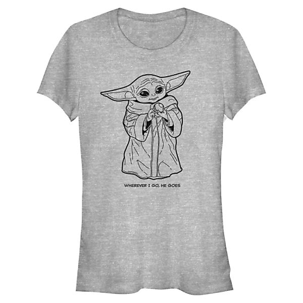 Star Wars - The Mandalorian - The Child Wherever I Go - Frauen T-Shirt günstig online kaufen