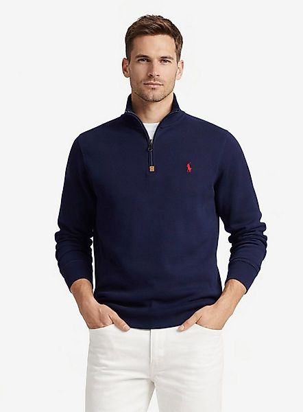 Polo Ralph Lauren Sweatshirt Pullover Troyer Half Zip Jumper Rib Sweater günstig online kaufen