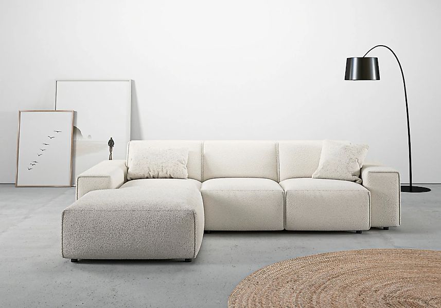 andas Ecksofa "Glimminge L-Form auch in Breitcord, Feincord + Easy care-Bez günstig online kaufen