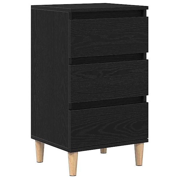 vidaXL Nachttisch Schwarze Eiche 40 x 35 x 70 cm Holzwerkstoff 863429 günstig online kaufen