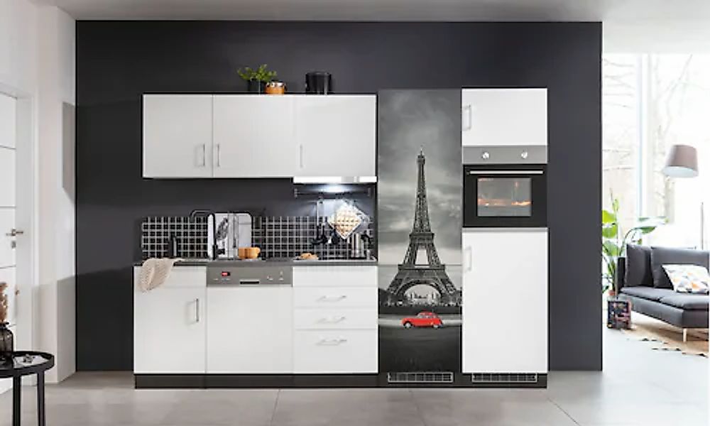 HELD MÖBEL Küchenzeile »Paris«, mit E-Geräten, Breite 290 cm günstig online kaufen