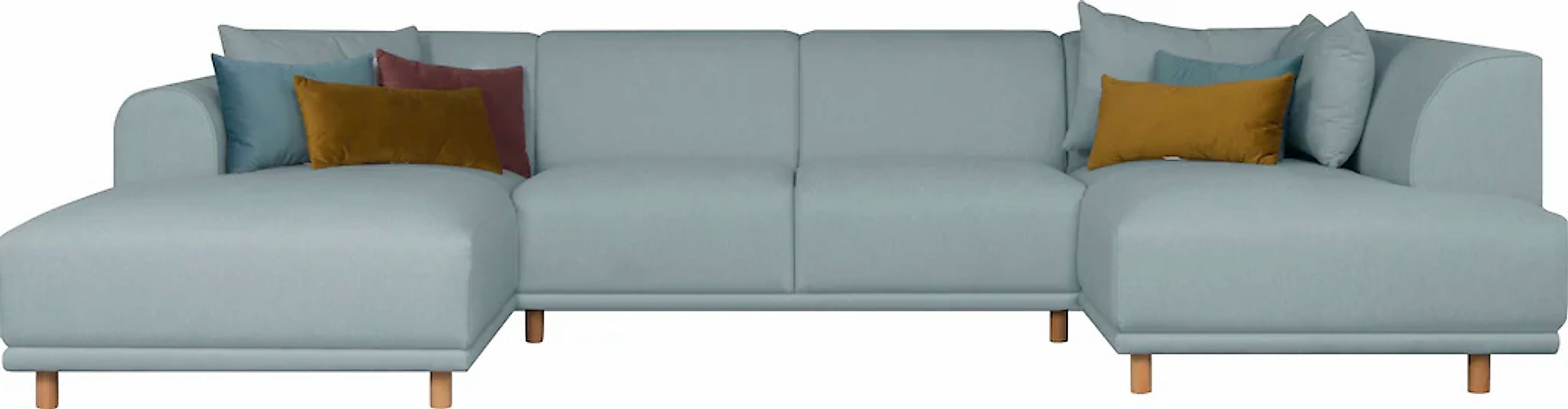 OTTO home Wohnlandschaft "Maroon U-Form" in skandinavischem Design, mit los günstig online kaufen