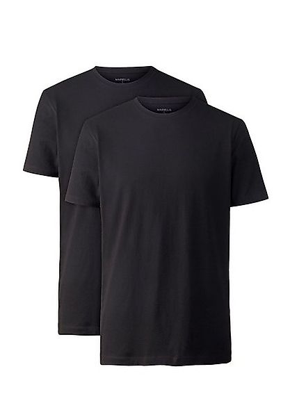 MARVELIS Rundhalsshirt T-Shirt Doppelpack - Modern Fit - Rundhals Ideal zum günstig online kaufen