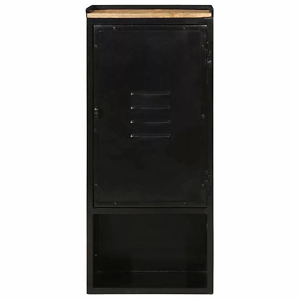 vidaXL Badschrank 40x27x90 cm Eisen und Massivholz Mango Modell 1 günstig online kaufen