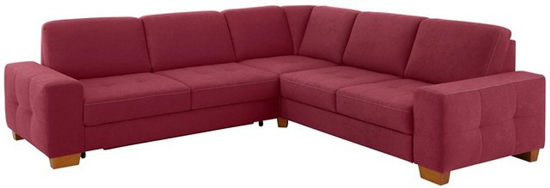 Home affaire Ecksofa Puccini L-Form, mit Federkern, Sitztiefenverstellung, günstig online kaufen