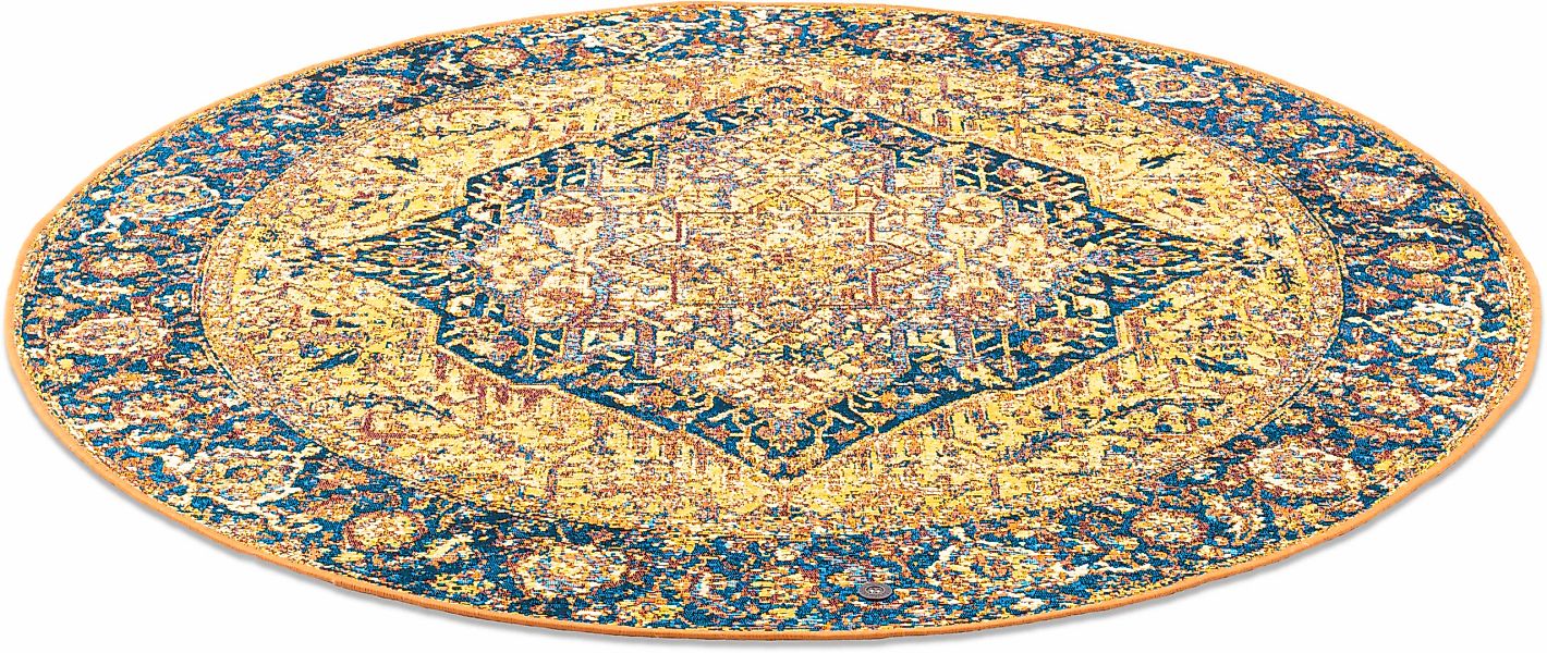TOM TAILOR HOME Teppich »Funky Outdoor Orient One«, rund, 5 mm Höhe, Flachg günstig online kaufen