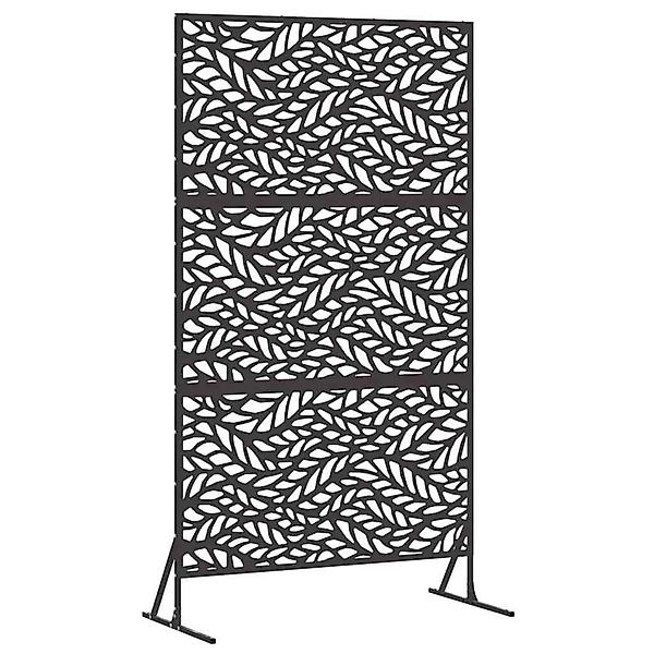vidaXL Sichtschutz Schwarz 100 x 50 x 180 cm Stahl 868556 günstig online kaufen