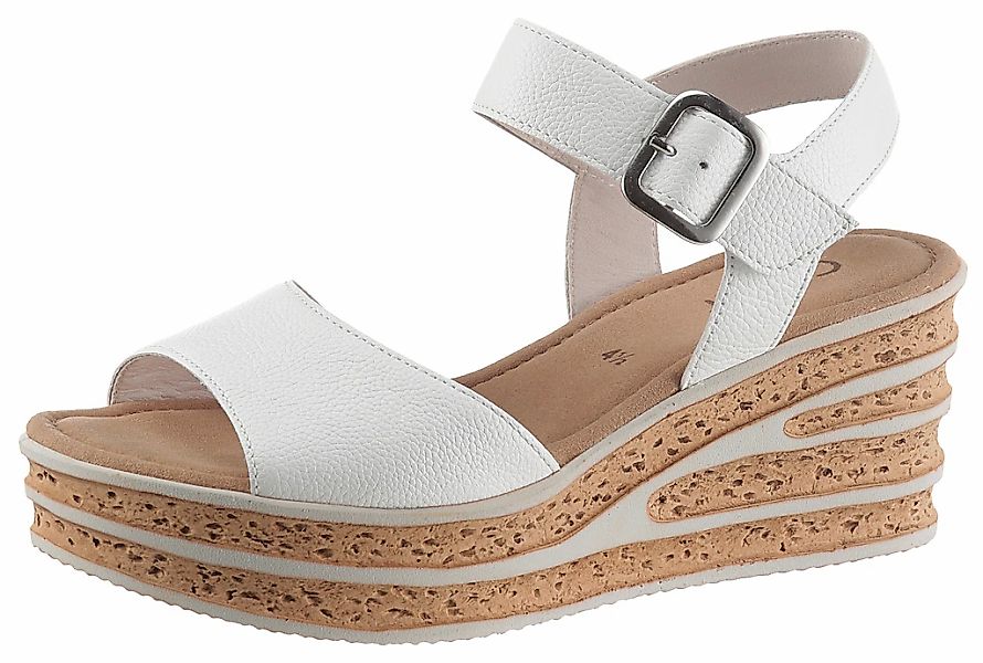 Gabor Sandalette, Sommerschuh, Sandale, Keilabsatz, mit günstig online kaufen