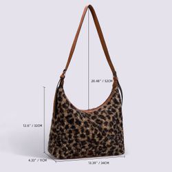 Cocopop Studio Satchel Plüsch Leopard Print günstig online kaufen