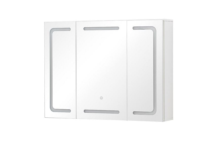 Thanaddo Badezimmerspiegelschrank Badezimmerspiegelschrank mit LED-Dreifarb günstig online kaufen