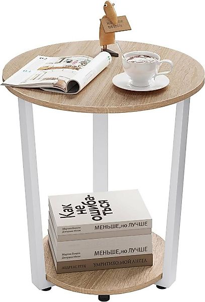 Woltu Couchtisch (1-St), Beistelltisch mit 2 günstig online kaufen