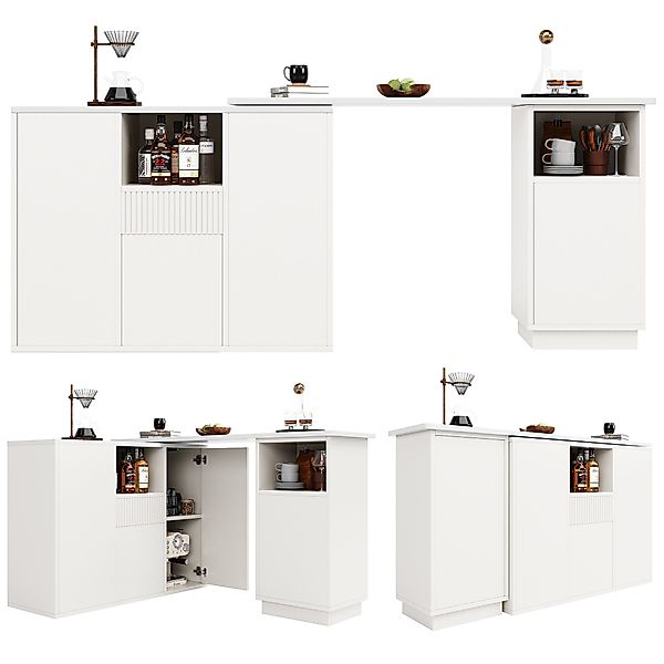 HAUSS SPOLE Bartisch 360° drehbarer Bartisch günstig online kaufen