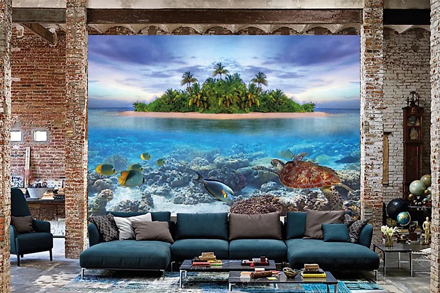 Papermoon Fototapete »Marine Life Maldives«, matt günstig online kaufen