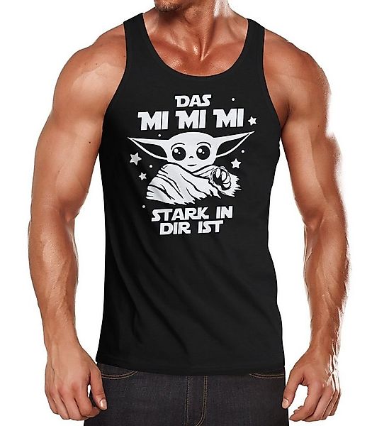 MoonWorks Tanktop Herren Tanktop Parodie Spruch Das mi mi mi stark in dir i günstig online kaufen