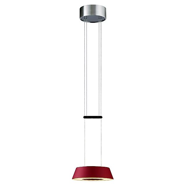OLIGO Glance LED-Pendellampe einflammig rot matt günstig online kaufen