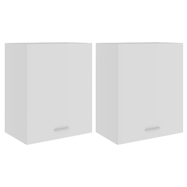 vidaXL Hängeschränke 2 Stk Weiß 50x31x60 cm Holzwerkstoff günstig online kaufen
