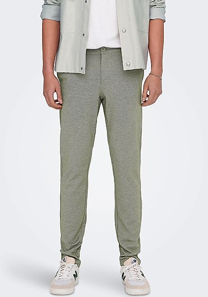 Only & Sons Herren Chino Hose ONSMARK 0209 - Slim Fit - Olive günstig online kaufen
